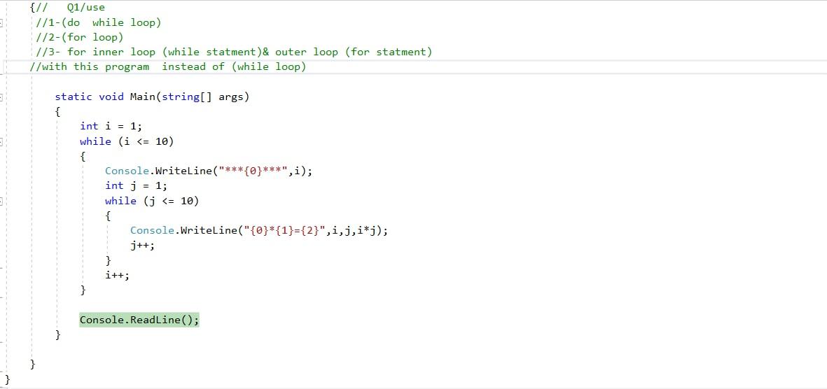 Solved Q1/use //1-(do while loop) 1/2-(for loop) 1/3- for | Chegg.com