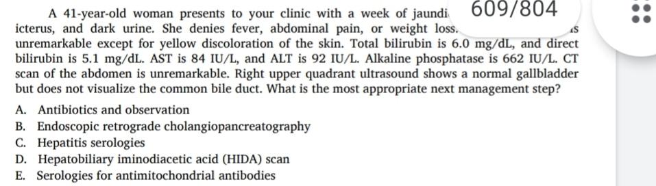 Solved A 41-year-old woman presents to your clinic with a | Chegg.com