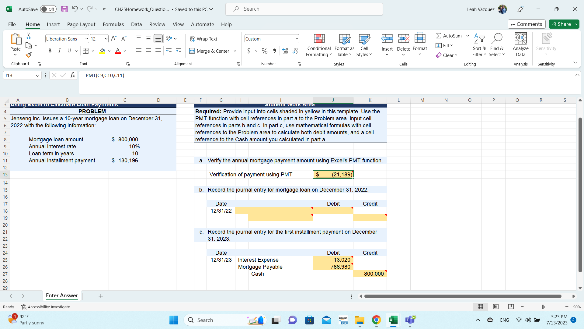 Solved AutoSave off CH25Homework_Questio... • Saved to this | Chegg.com