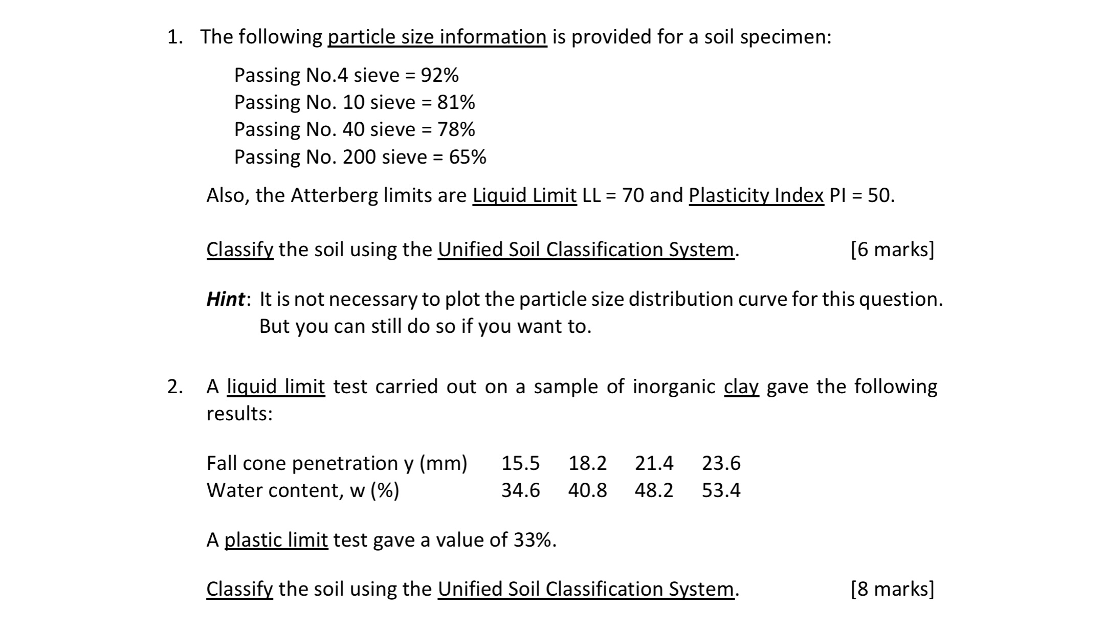 Solved 3. A partially saturated soil sample of total volume | Chegg.com