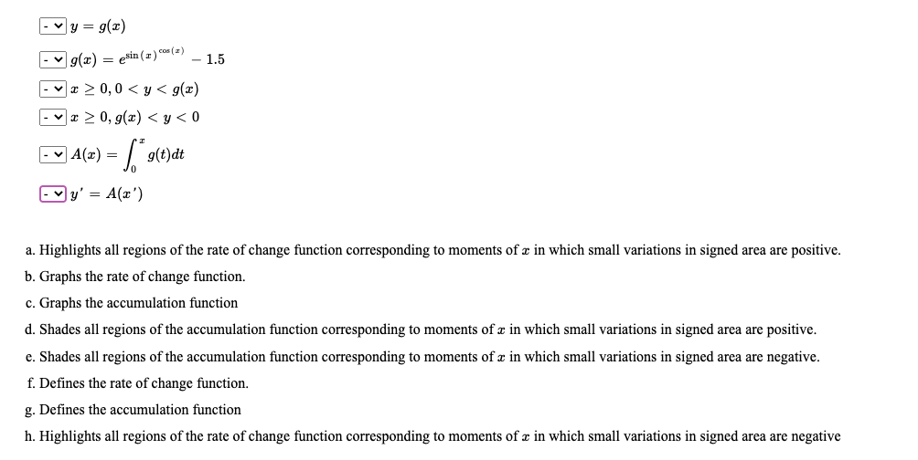 Solved Examine the graph. Choose the best description for | Chegg.com