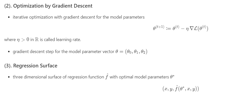(2). Optimization by Gradient Descent • iterative | Chegg.com