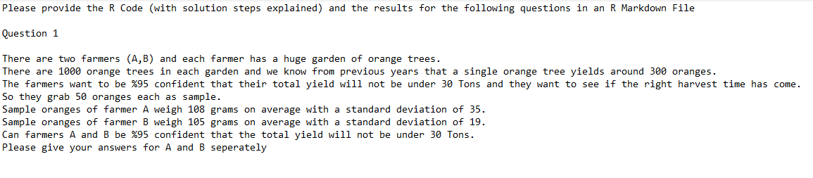 Solved Please provide the R Code (with solution steps | Chegg.com