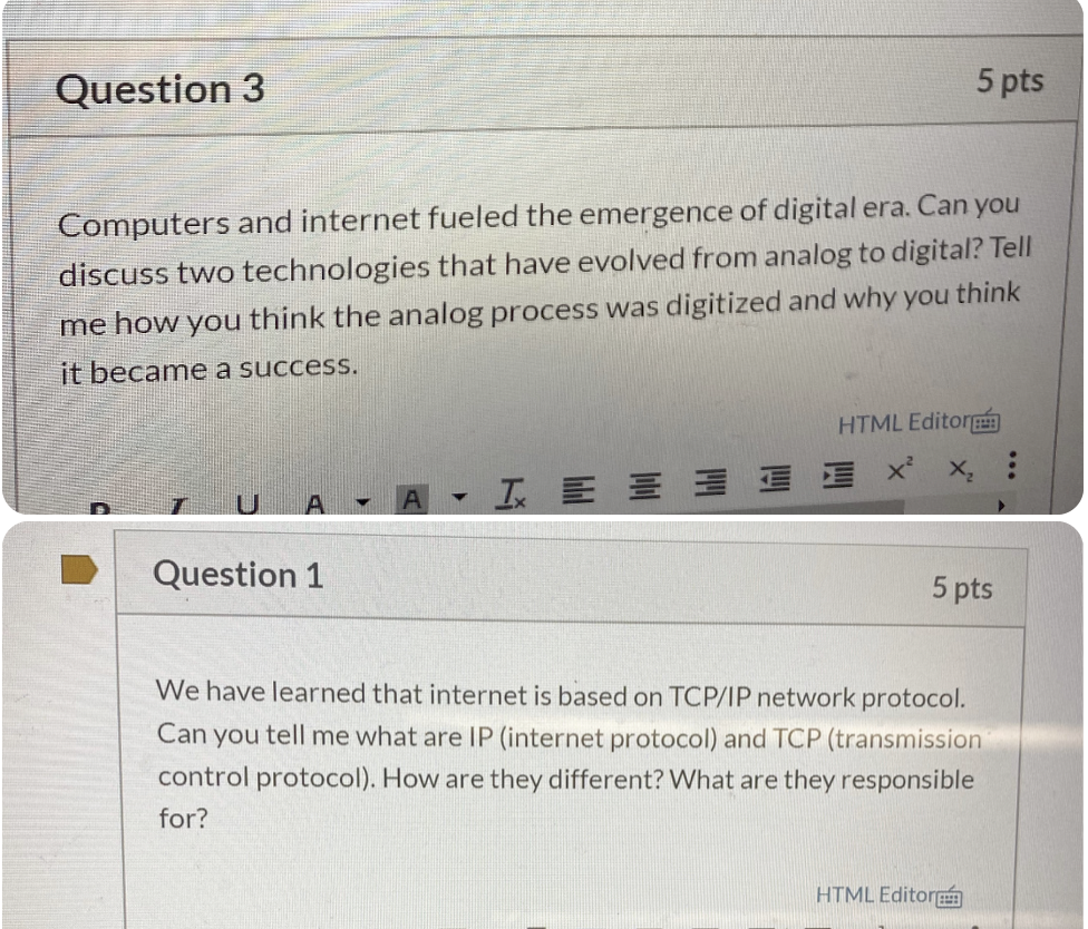 Solved Question 3 5 Pts Computers And Internet Fueled The Chegg Com