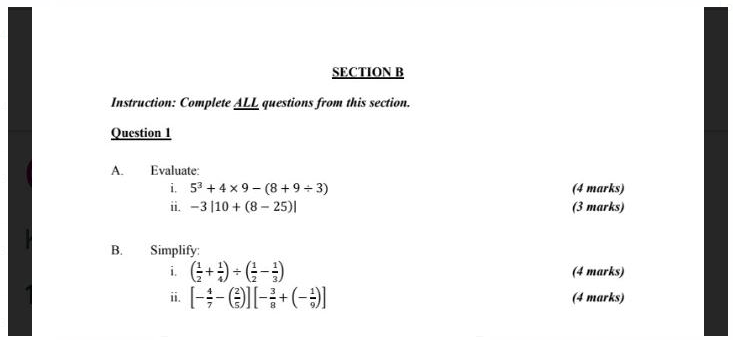 Solved SECTION B Instruction: Complete ALL Questions From | Chegg.com