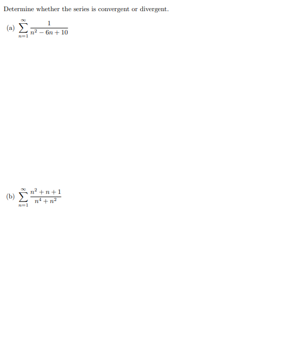 Solved Determine whether the series is convergent or | Chegg.com