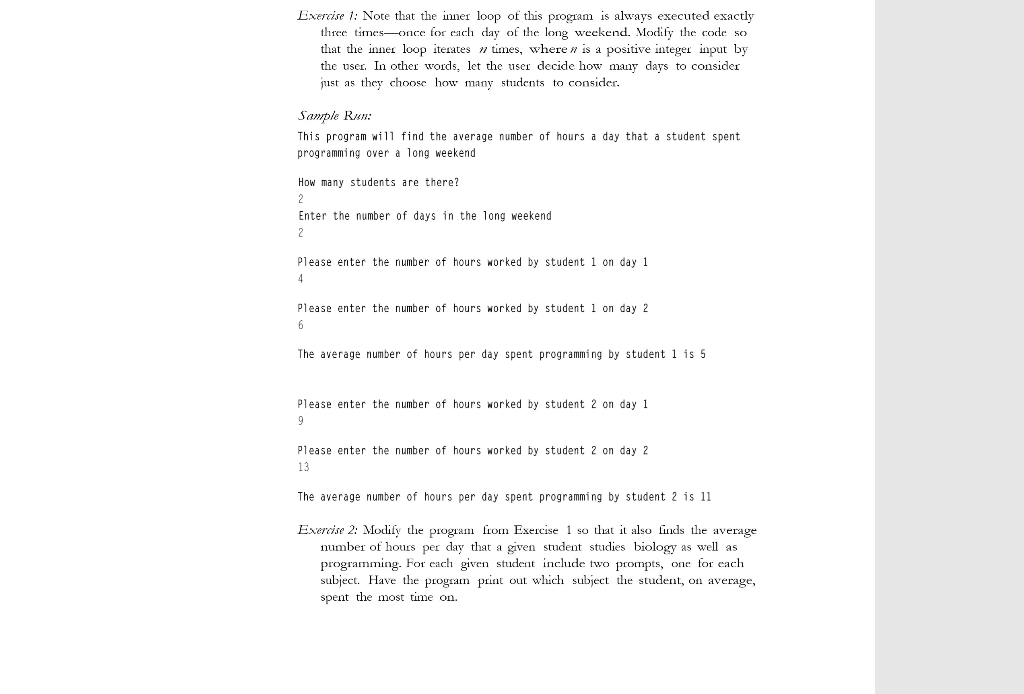 Lab 5 4 Nested Loops Bring In Program Nested Cpp From Chegg Com