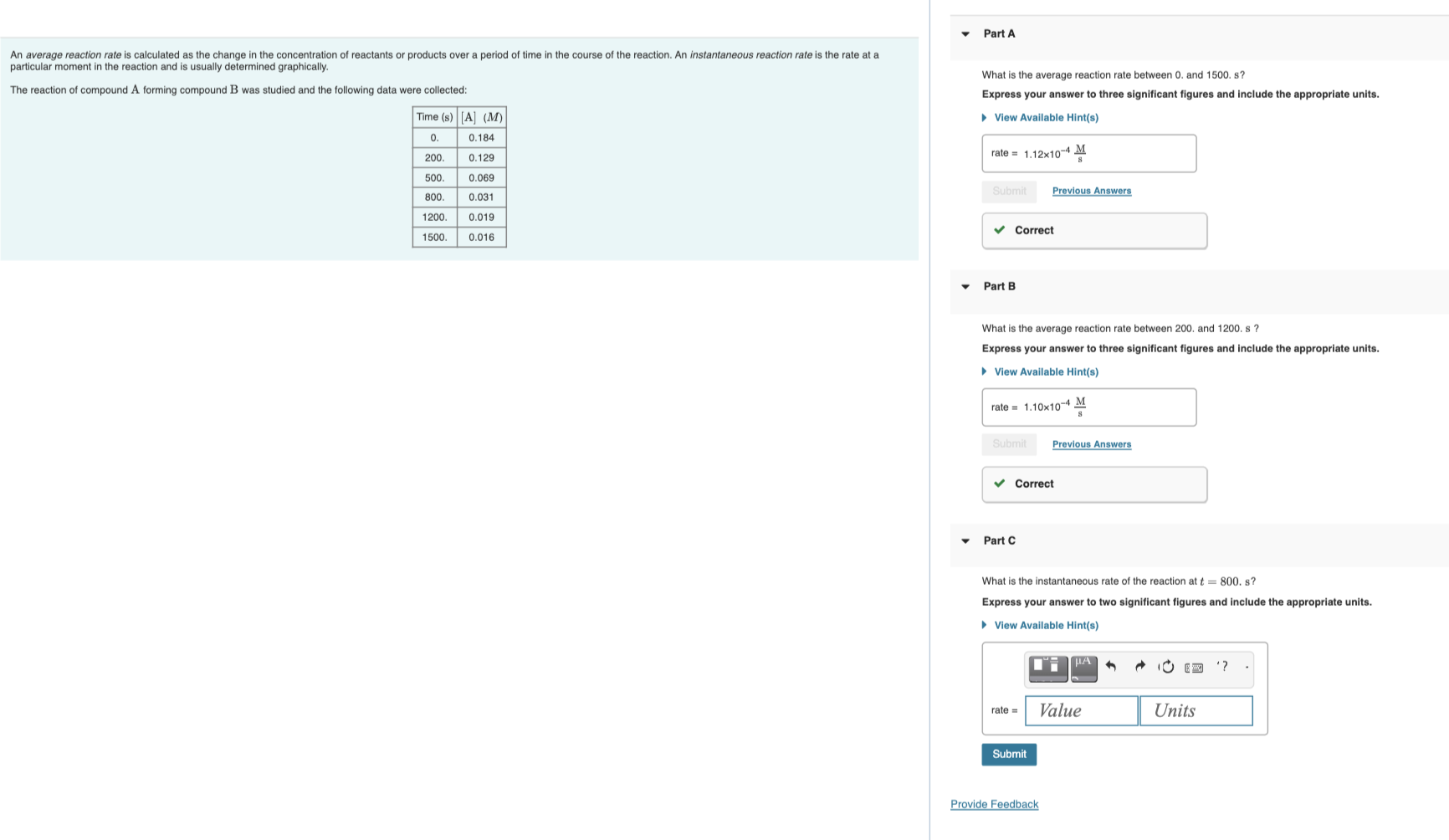 Solved please help with part c! | Chegg.com