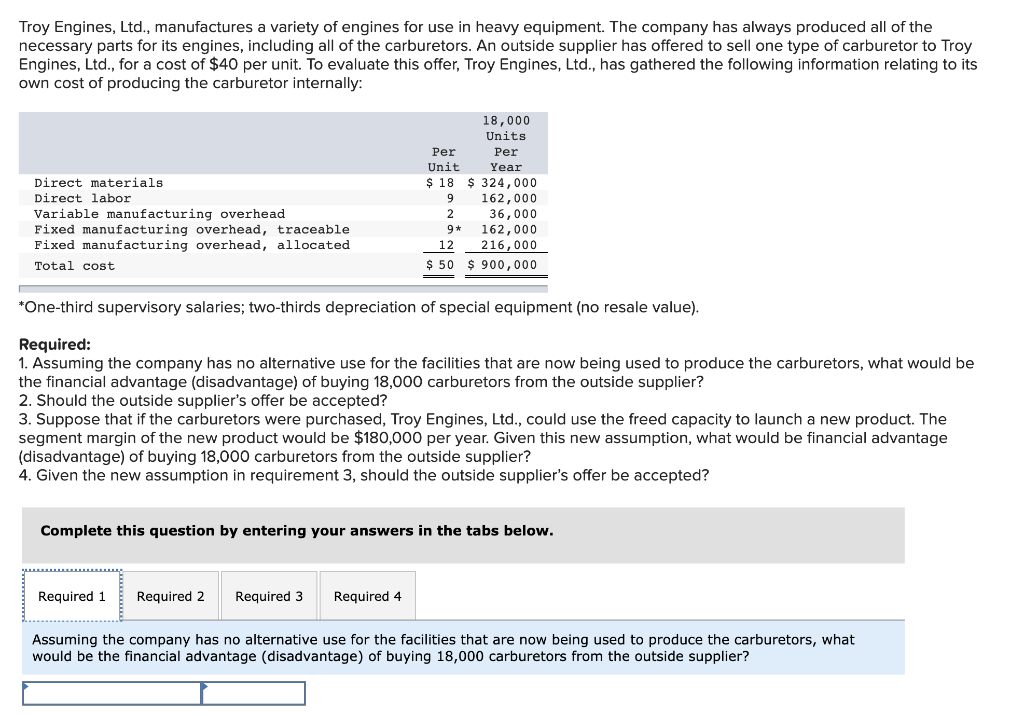 solved-troy-engines-ltd-manufactures-a-variety-of-engines-chegg