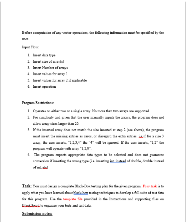 Solved Black Box Testing Tutorial Problem Solving and | Chegg.com