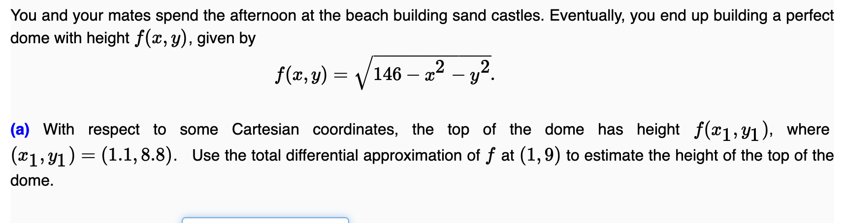 Solved You and your mates spend the afternoon at the beach | Chegg.com