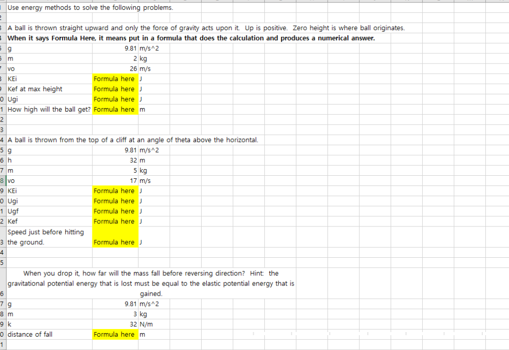 Solved A Ball Is Thrown From The Top Of A Cliff At An Ang Chegg Com