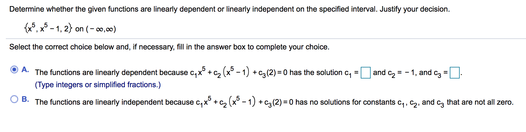 Solved 6.1.2 Determine The Largest Interval (a,b) For Which | Chegg.com