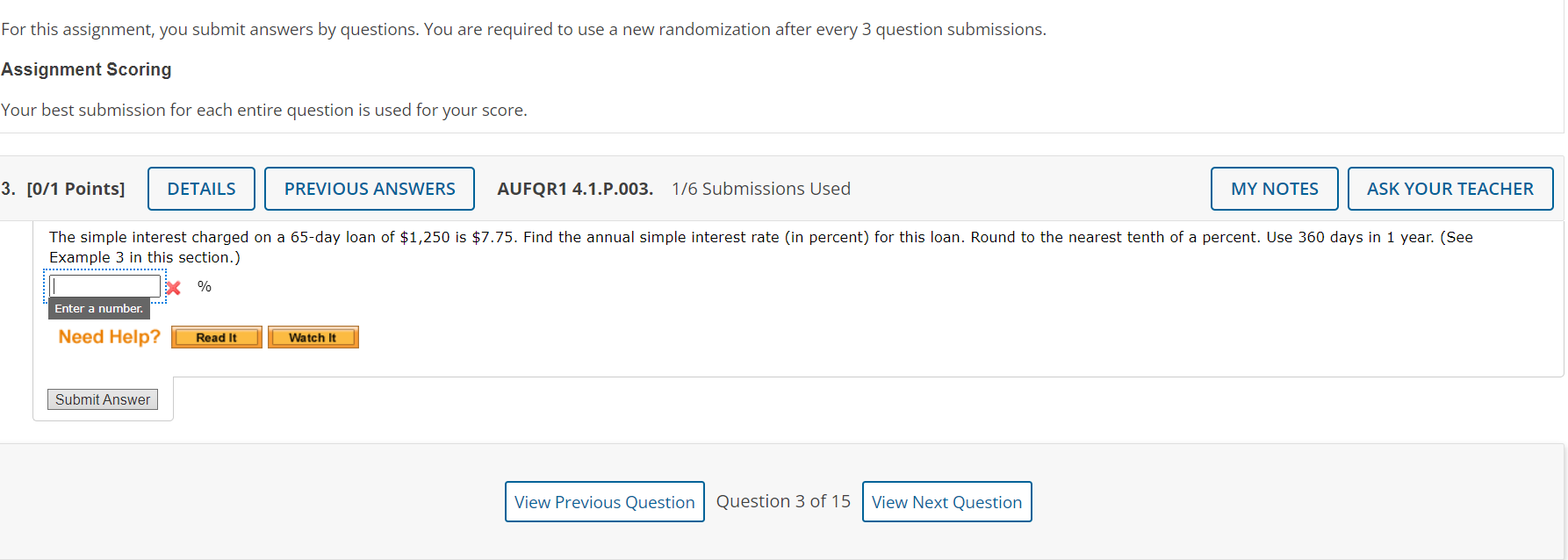 Solved For this assignment, you submit answers by questions. | Chegg.com
