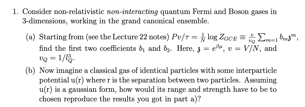 Consider Non-relativistic Non-interacting Quantum | Chegg.com