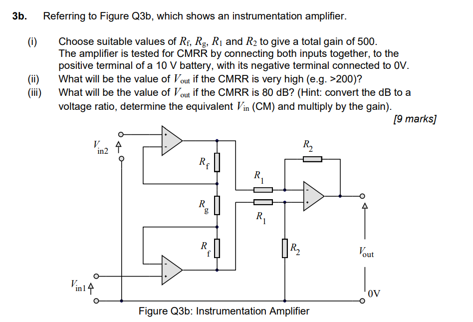 Solved 3b. Referring To Figure Q3b, Which Shows An | Chegg.com