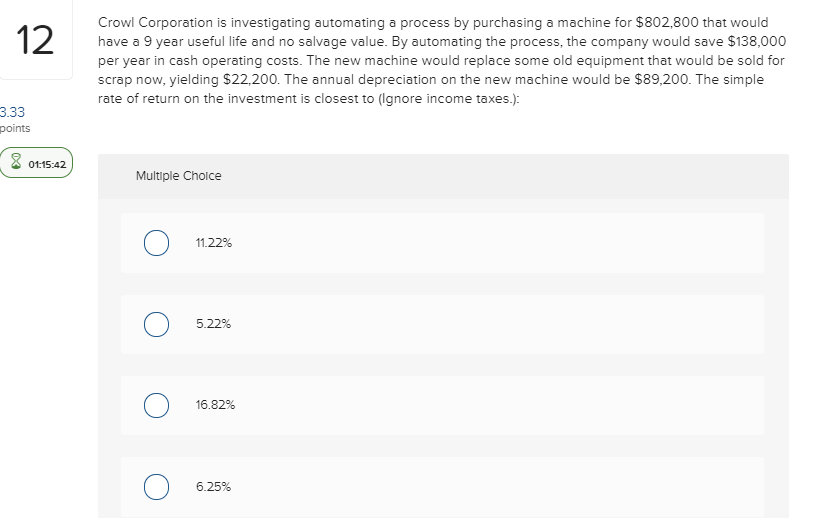 solved-12-crowl-corporation-is-investigating-automating-a-chegg