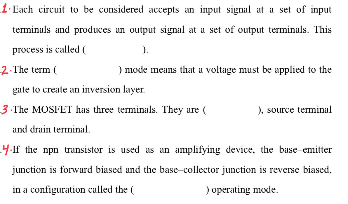 Solved 1. Each circuit to be considered accepts an input | Chegg.com