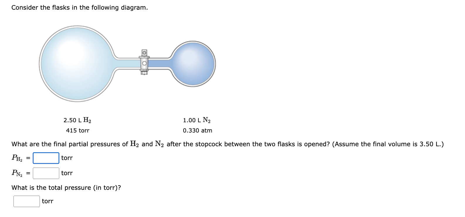 Solved Consider The Flasks In The Following Diagram. What | Chegg.com