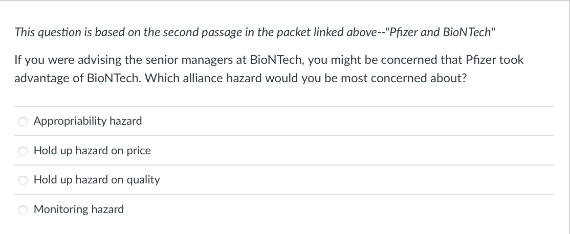 Solved Pfizer and BioNTech (This article is from | Chegg.com