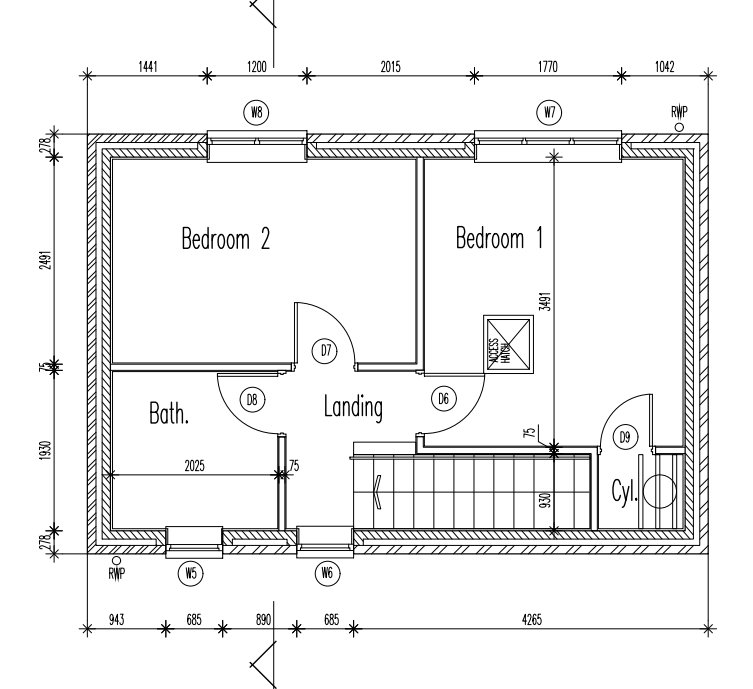 Solved The internal wall and ceiling surfaces for all | Chegg.com