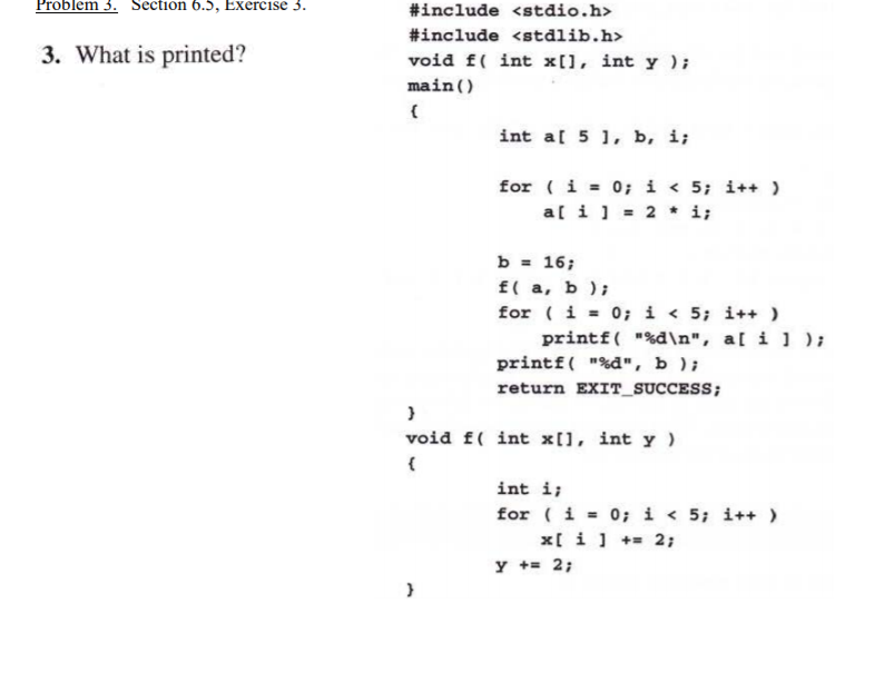 Solved Problem 3. Section 6.5, Exercise 3. 3. What is | Chegg.com
