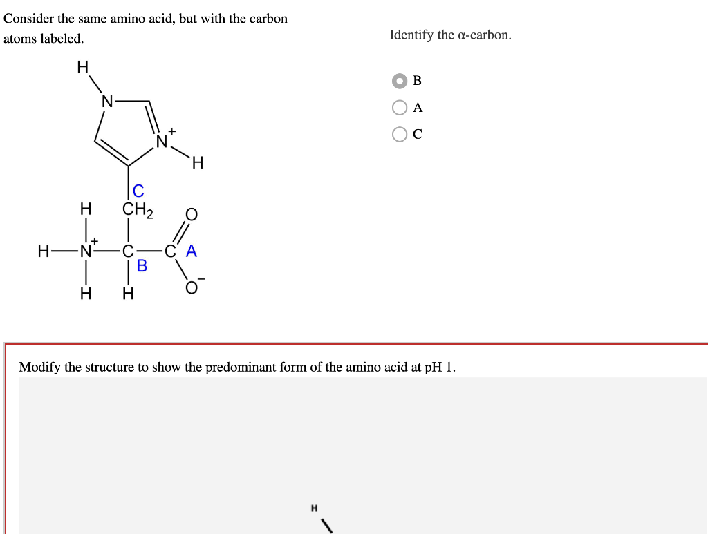 Solved Consider the amino acid shown. Three functional | Chegg.com