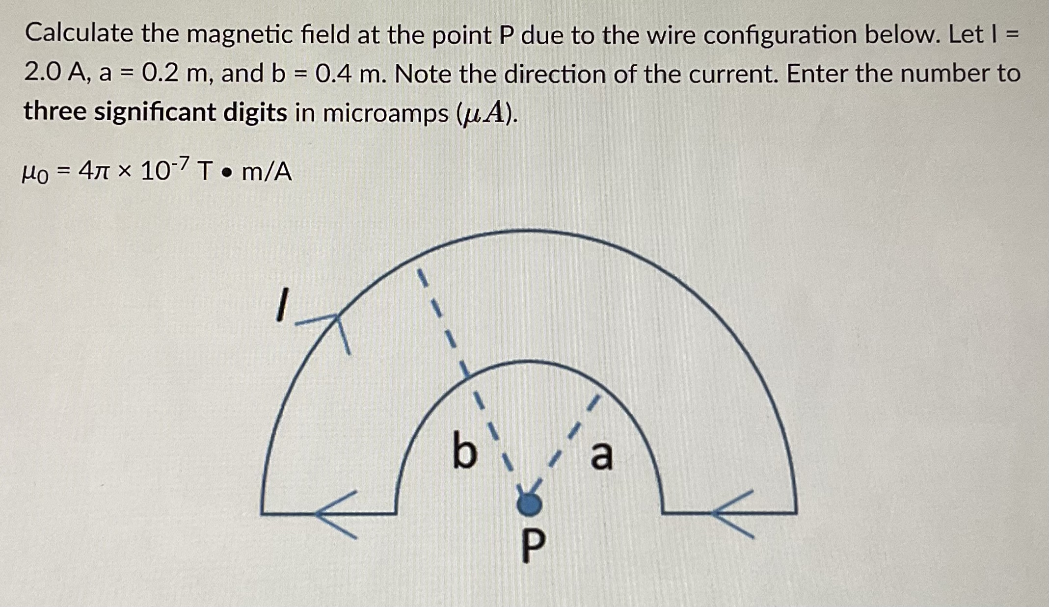 Solved Calculate the magnetic field at the point P due to | Chegg.com