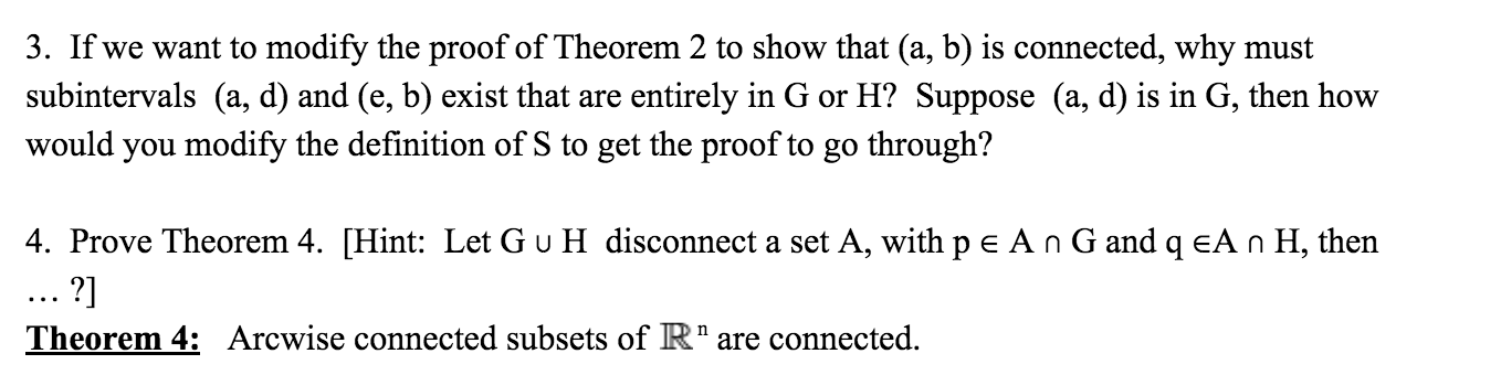 Solved 3. If we want to modify the proof of Theorem 2 to | Chegg.com