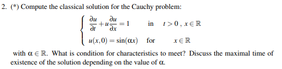 Solved What Is Condition For Characteristics To Meet And The Chegg