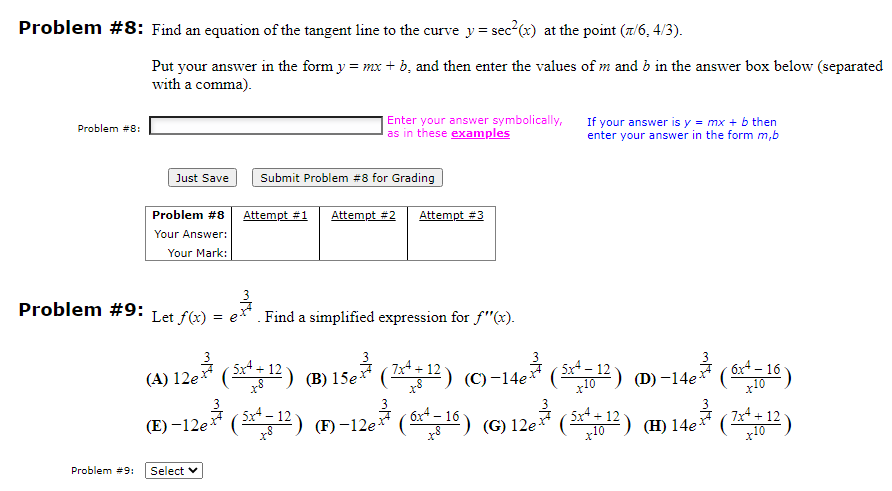 Solved Problem 8 Find An Equation Of The Tangent Line To Chegg Com