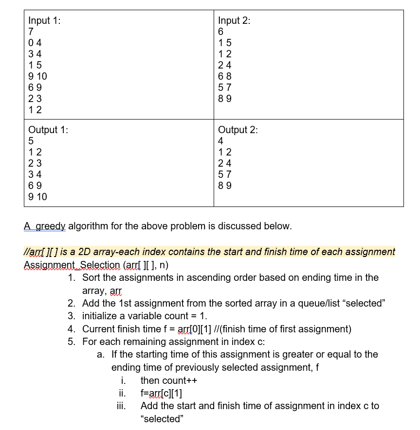 Solved Suppose, you have N number of assignments with their | Chegg.com