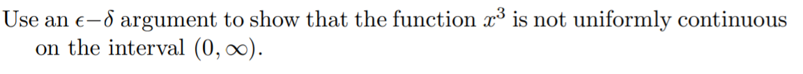 Solved E- Use an e-8 argument to show that the function xº | Chegg.com