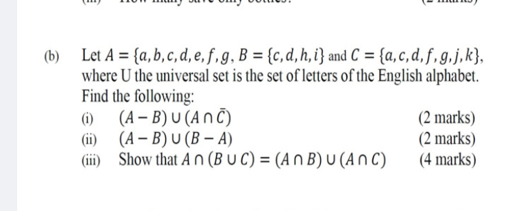 Solved 1 B Let A A B C D E F G B C D H I Chegg Com