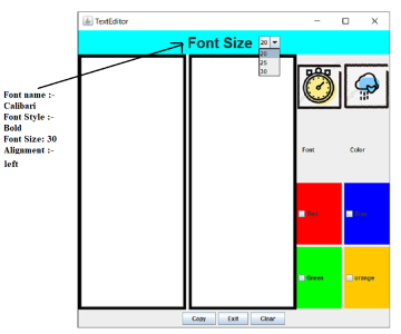Solved Write a java code to generate the illustrated GUI | Chegg.com