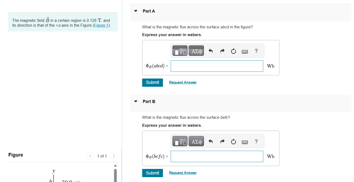 Solved The magnetic field B in a certain region is 0.128 T, | Chegg.com