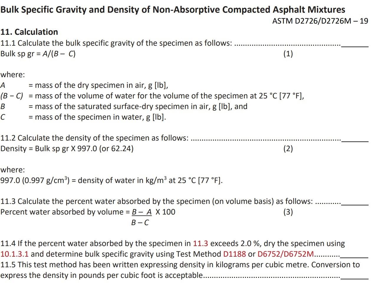 Solved Name Of Experiment: - Standard Test Method For Bulk | Chegg.com