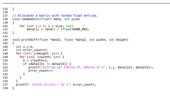 Solved Matrix Multiplication using CUDA and implementation | Chegg.com