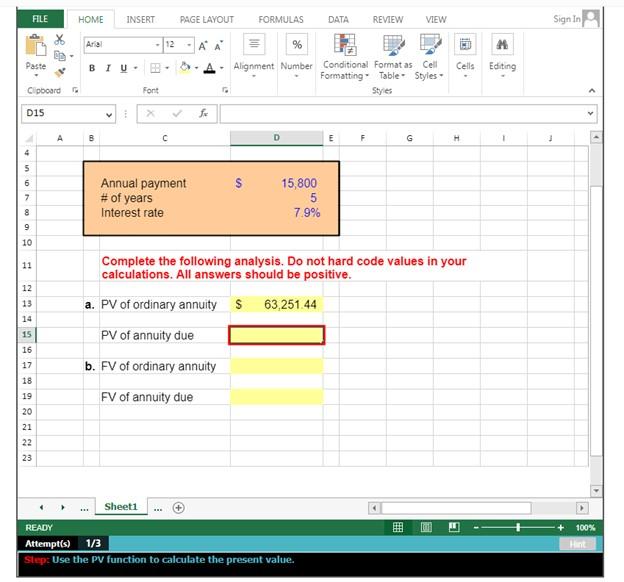 Solved Please help me with the correct excel | Chegg.com