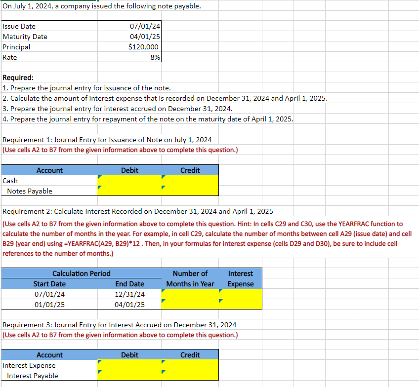 Solved On July 1 2024 A Company Issued The Following Note Chegg Com   PhpuXcZwX