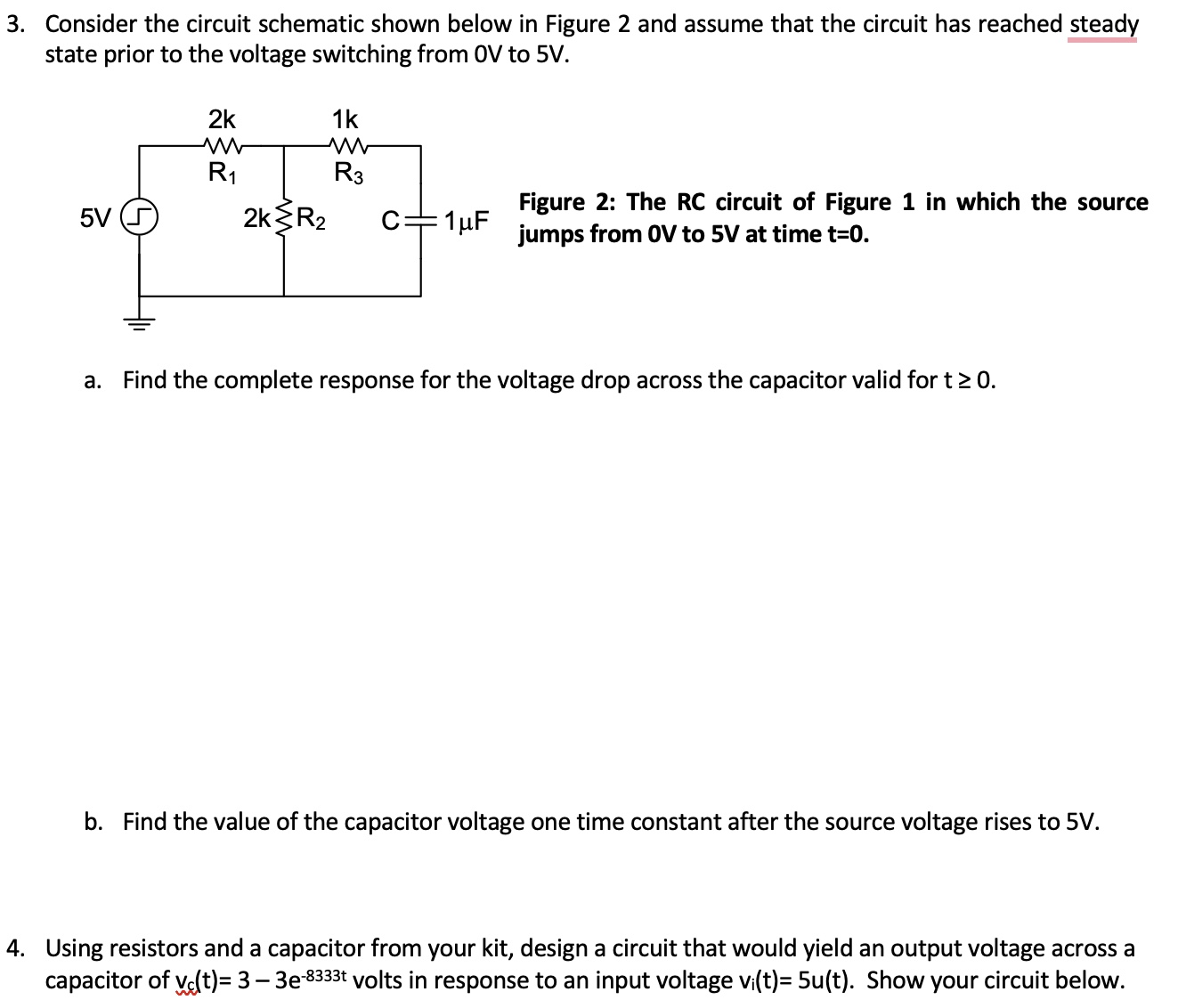 Solved Consider the circuit schematic shown below in ﻿Figure | Chegg.com