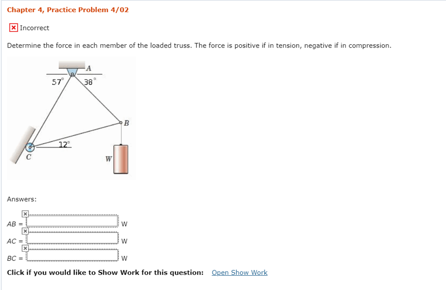 Solved Chapter 4, Practice Problem 4/04 Your Answer Is | Chegg.com