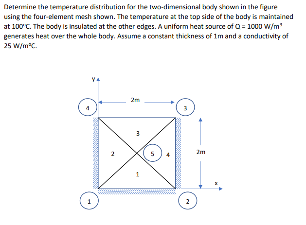Solved Please actually solve for the temperature | Chegg.com