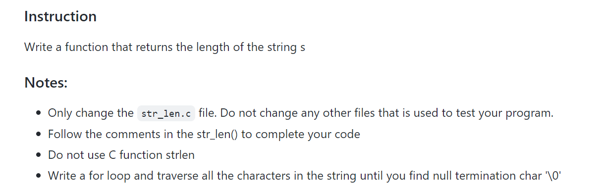 Solved Instruction Write a function that returns the length | Chegg.com