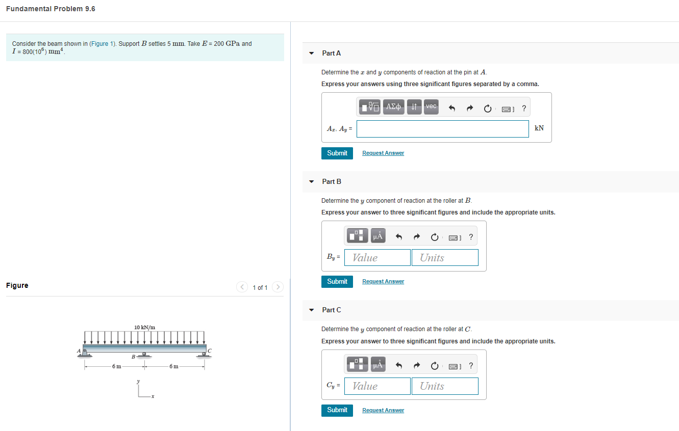 Solved Fundamental Problem 9.6 Consider the beam shown in | Chegg.com