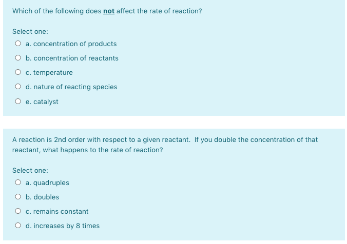 solved-which-of-the-following-does-not-affect-the-rate-of-chegg