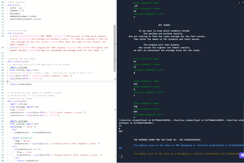 Solved I don't understand why is it putting out that code at | Chegg.com