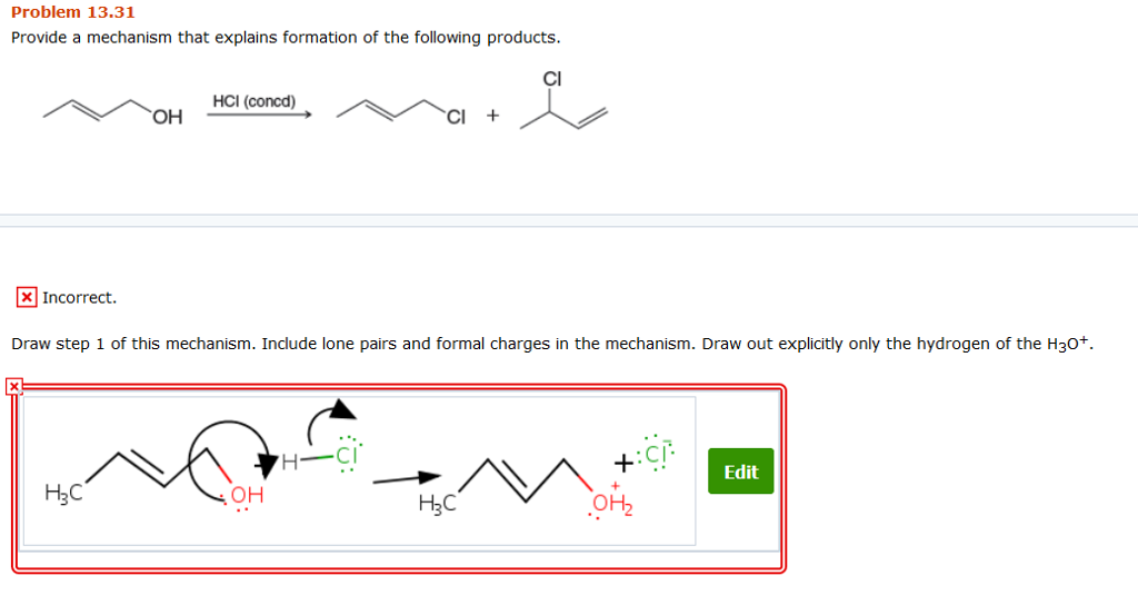 Provide A Mechanism That Explains Formation Of The Following Products
