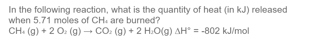 Solved In The Following Reaction, What Is The Quantity Of 