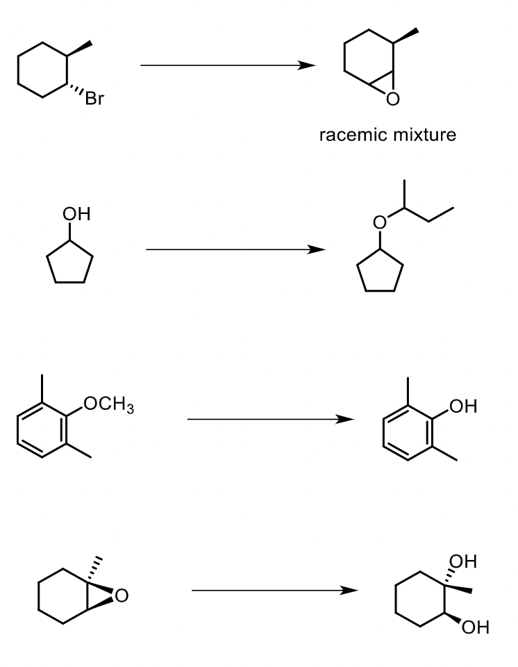 [Solved]: Predict the reagents (1 or 2 steps). racemic